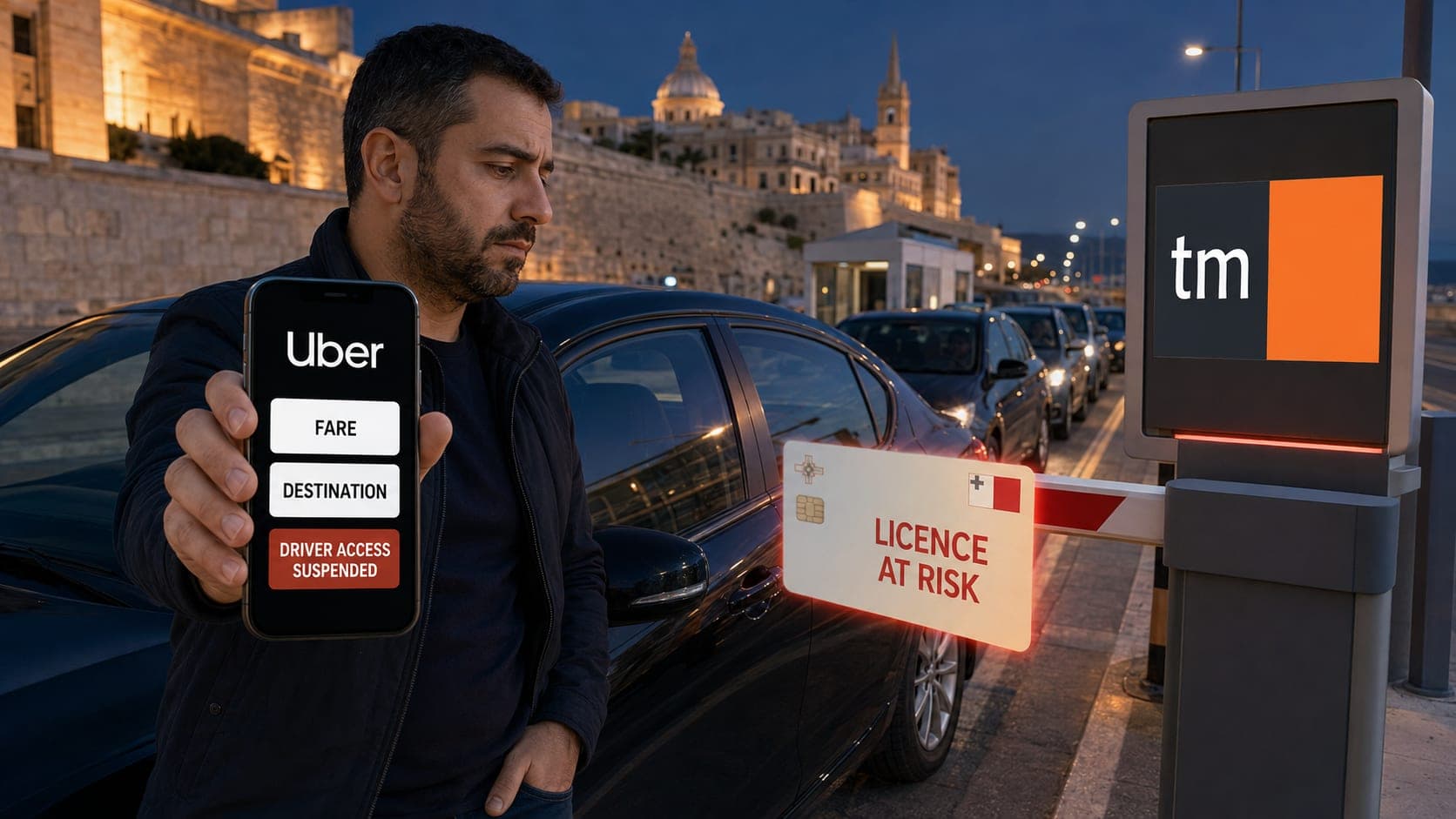 Uber faces Malta licence suspension over new driver transparency rules