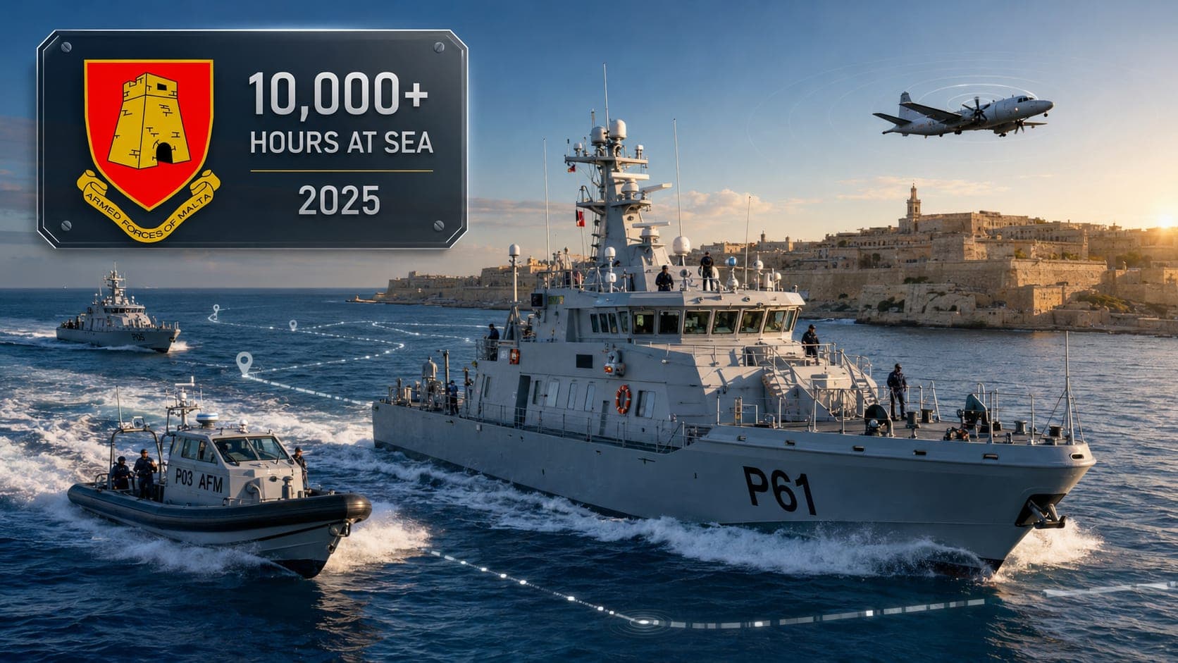 AFM logs 10,000 sea hours in 2025 as minister pledges continued investment